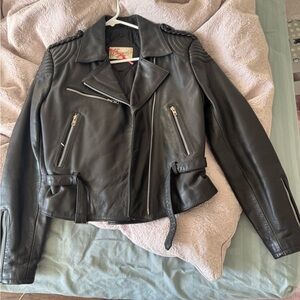 Stylish Black Leather Jacket